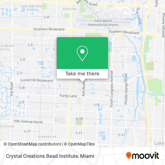 Crystal Creations Bead Institute map