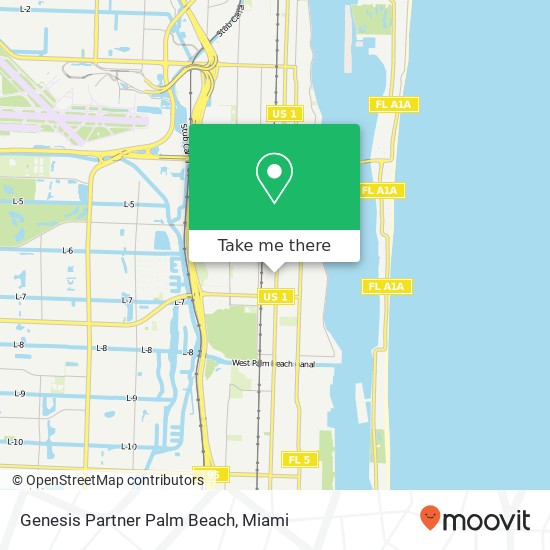 Genesis Partner Palm Beach, 6313 S Dixie Hwy West Palm Beach, FL 33405 map