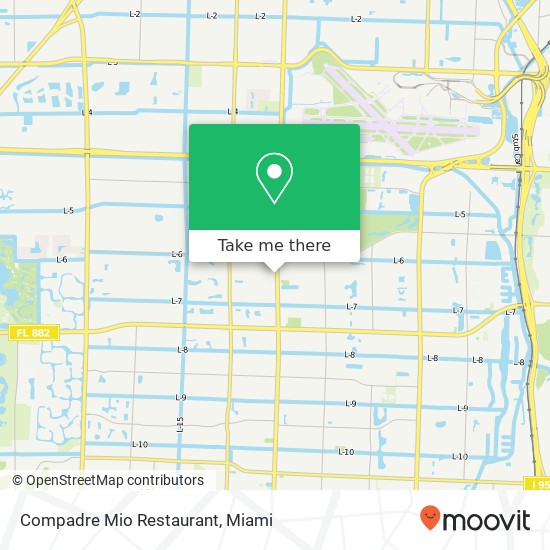 Mapa de Compadre Mio Restaurant, 1209 S Military Trl West Palm Beach, FL 33415