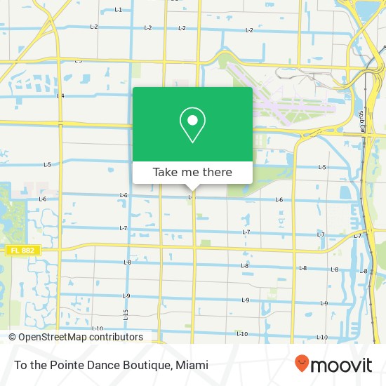 Mapa de To the Pointe Dance Boutique, 941 S Military Trl West Palm Beach, FL 33415