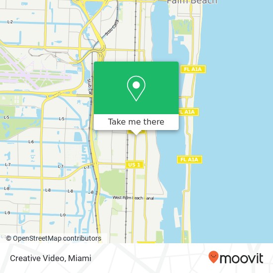 Creative Video, 5612 S Dixie Hwy West Palm Beach, FL 33405 map