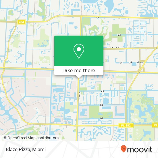 Mapa de Blaze Pizza, 250 S State Road 7 Royal Palm Beach, FL 33414