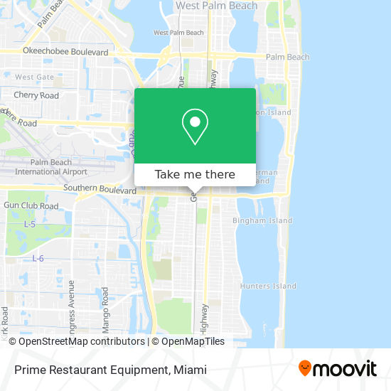 Prime Restaurant Equipment map