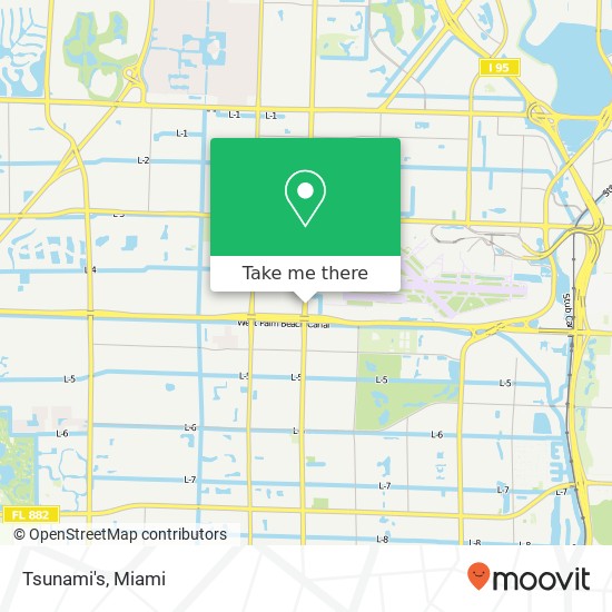 Tsunami's, 160 N Military Trl West Palm Beach, FL 33415 map