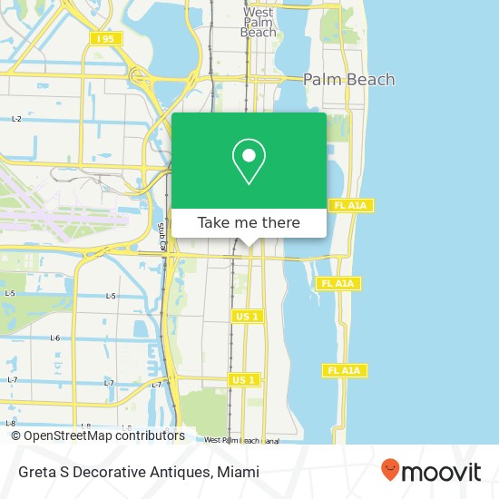 Greta S Decorative Antiques, 3803 S Dixie Hwy West Palm Beach, FL 33405 map