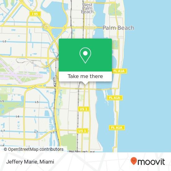 Jeffery Marie, 3720 S Dixie Hwy West Palm Beach, FL 33405 map