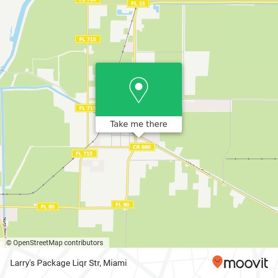 Larry's Package Liqr Str map