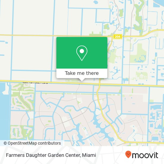 Mapa de Farmers Daughter Garden Center, 13415 Southern Blvd Loxahatchee, FL 33470