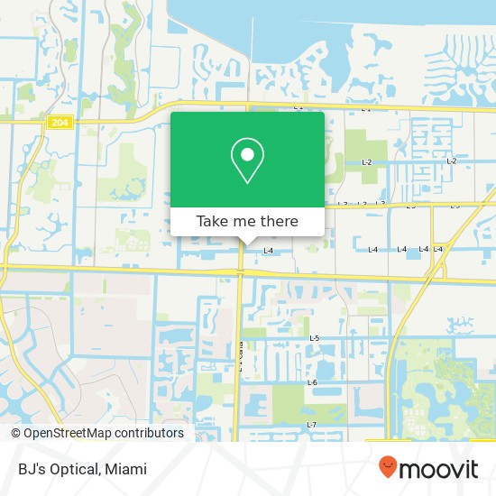 Mapa de BJ's Optical, 500 N State Road 7 Royal Palm Beach, FL 33411