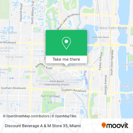 Mapa de Discount Beverage A & M Store 35