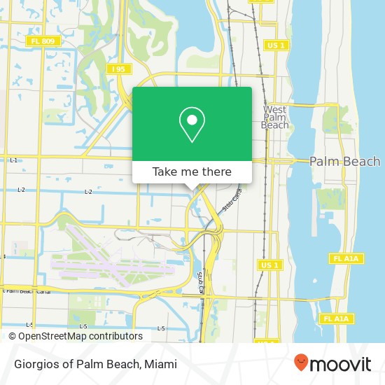 Giorgios of Palm Beach, 1696 Old Okeechobee Rd West Palm Beach, FL 33409 map
