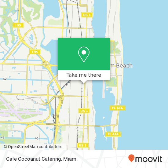 Cafe Cocoanut Catering, 409 Flamingo Dr West Palm Beach, FL 33401 map