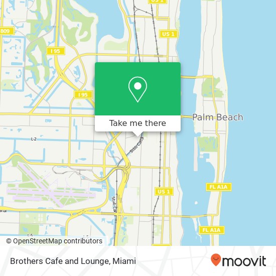 Brothers Cafe and Lounge, 1156 Elizabeth Ave West Palm Beach, FL 33401 map