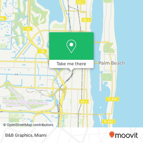 B&B Graphics, 1115 Clare Ave West Palm Beach, FL 33401 map