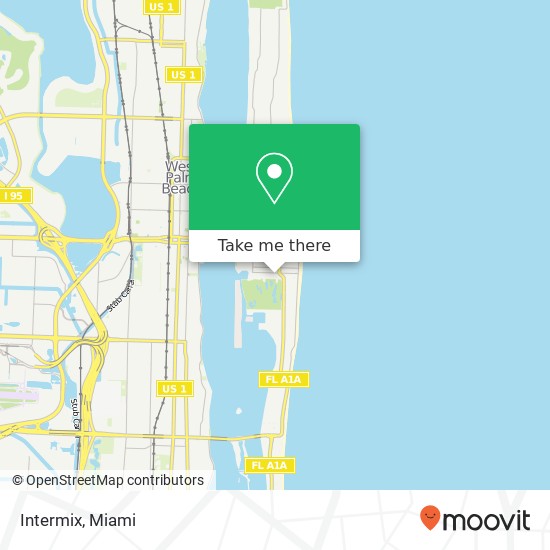 Mapa de Intermix, 218 Worth Ave Palm Beach, FL 33480