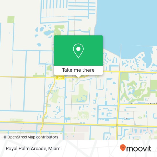 Mapa de Royal Palm Arcade