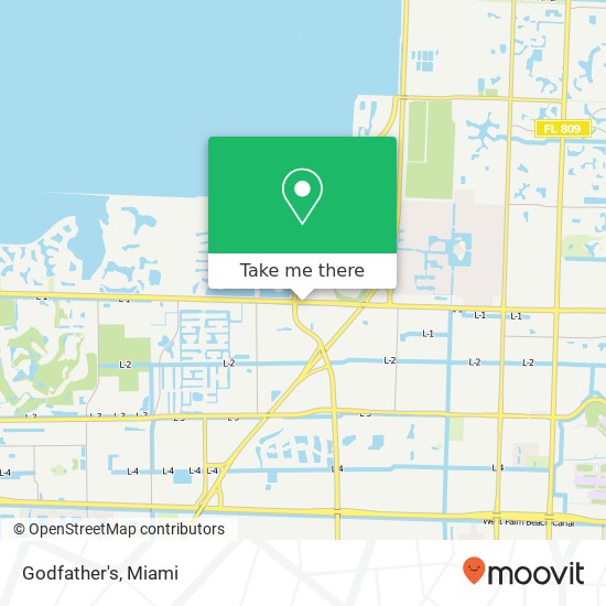 Godfather's, 6840 Okeechobee Blvd West Palm Beach, FL 33411 map