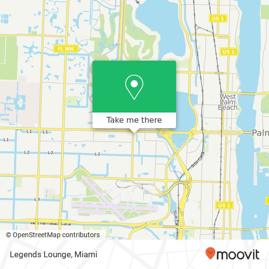 Legends Lounge, 1000 N Congress Ave West Palm Beach, FL 33409 map