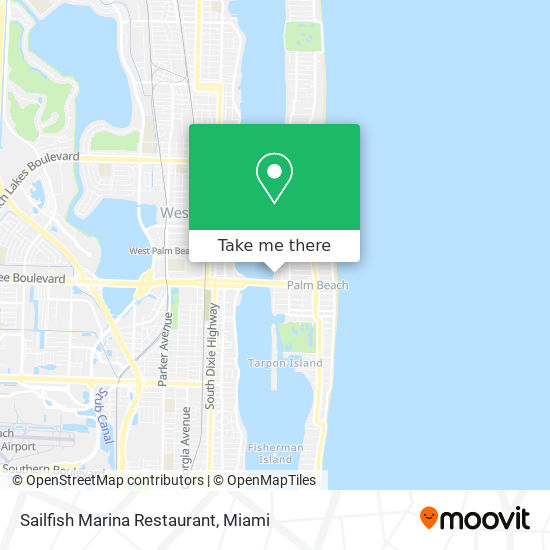 Mapa de Sailfish Marina Restaurant