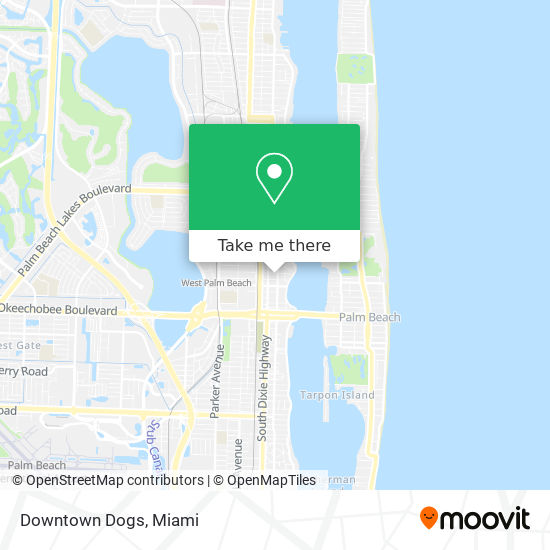 Downtown Dogs map
