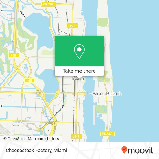 Cheesesteak Factory, 330 Clematis St West Palm Beach, FL 33401 map