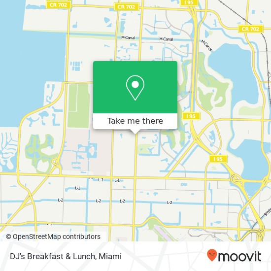 Mapa de DJ's Breakfast & Lunch, 2911 Military Trl West Palm Beach, FL 33409