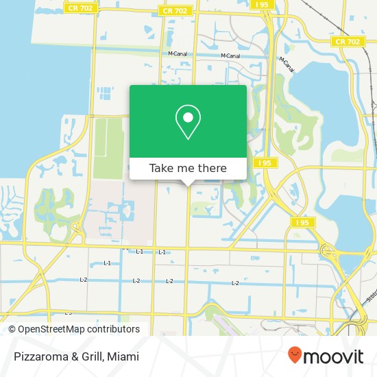 Mapa de Pizzaroma & Grill, 2919 N Military Trl West Palm Beach, FL 33409