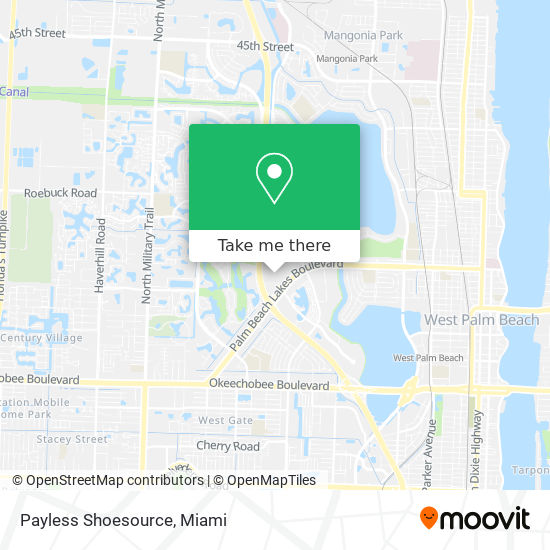 Mapa de Payless Shoesource