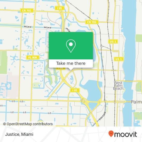 Justice, 1741 Palm Beach Lakes Blvd West Palm Beach, FL 33401 map