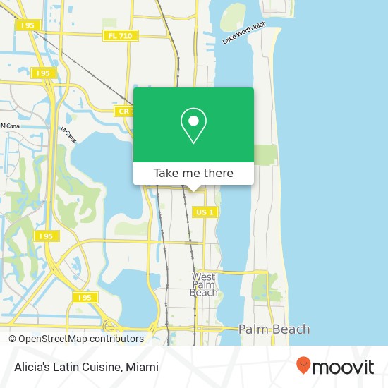 Alicia's Latin Cuisine, 517 Northwood Rd West Palm Beach, FL 33407 map