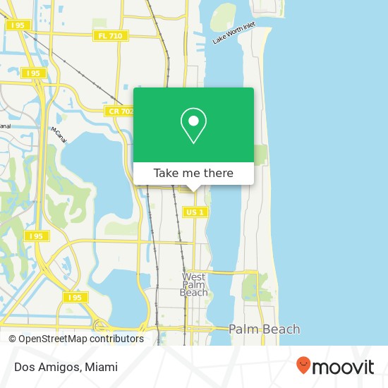 Mapa de Dos Amigos, 409 Northwood Rd West Palm Beach, FL 33407