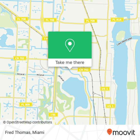 Fred Thomas, 1744 45th St West Palm Beach, FL 33407 map