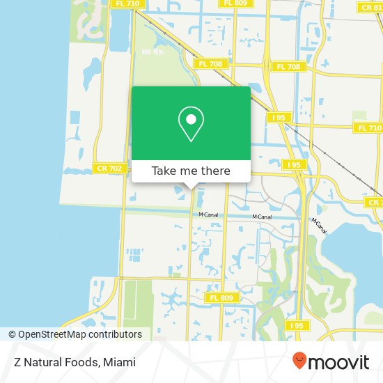 Mapa de Z Natural Foods, 5407 Haverhill Rd N West Palm Beach, FL 33407