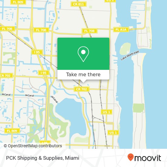 PCK Shipping & Supplies map