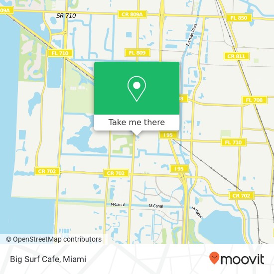 Big Surf Cafe, 6566 N Military Trl West Palm Beach, FL 33407 map