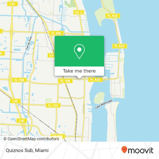 Mapa de Quiznos Sub, 185 W Blue Heron Blvd West Palm Beach, FL 33404