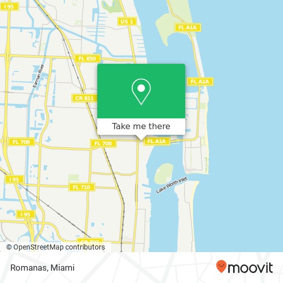 Romanas, 45 E Blue Heron Blvd Riviera Beach, FL 33404 map