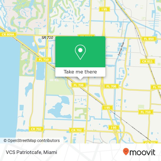 Mapa de VCS Patriotcafe, 7305 N Military Trl Palm Beach Gardens, FL 33410