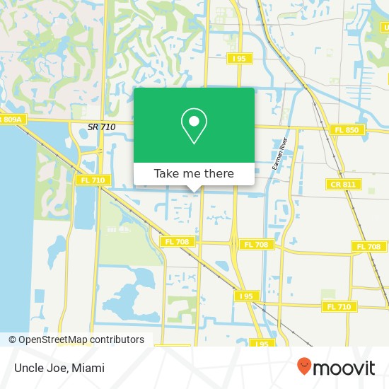 Mapa de Uncle Joe, 1035 Aspri Way Riviera Beach, FL 33418