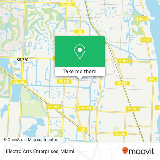 Mapa de Electro Arts Enterprises, 3965 Investment Ln West Palm Beach, FL 33404