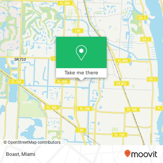 Mapa de Boast, 3820 Investment Ln West Palm Beach, FL 33404