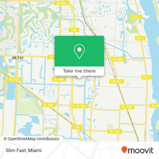Mapa de Slim Fast, 3750 Investment Ln West Palm Beach, FL 33404