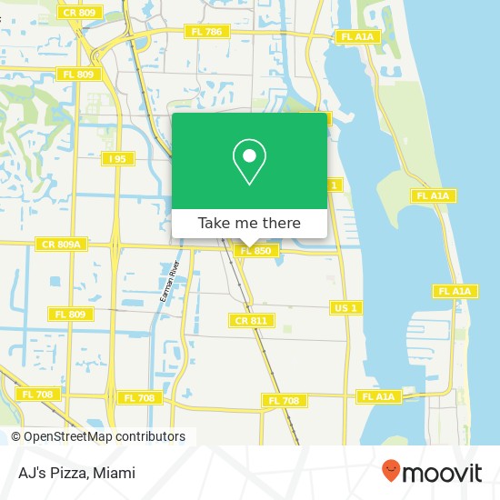 AJ's Pizza, 797 Northlake Blvd North Palm Beach, FL 33408 map