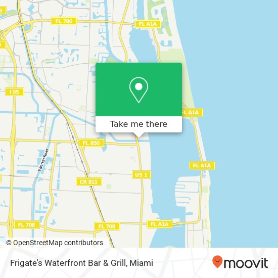 Frigate's Waterfront Bar & Grill, 400 US Highway 1 North Palm Beach, FL 33408 map
