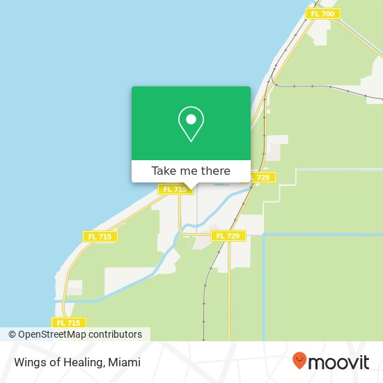 Mapa de Wings of Healing, 179 Cypress Ave Pahokee, FL 33476