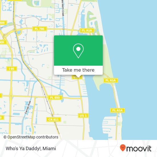 Who's Ya Daddy!, 712 US Highway 1 North Palm Beach, FL 33408 map