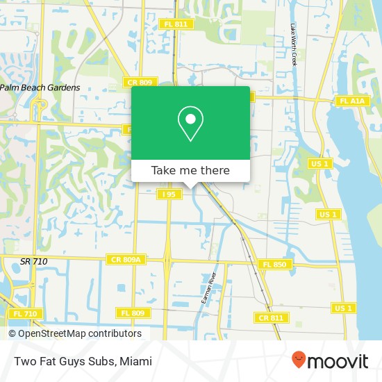 Two Fat Guys Subs, 10056 Dogwood Ave Palm Beach Gardens, FL 33410 map