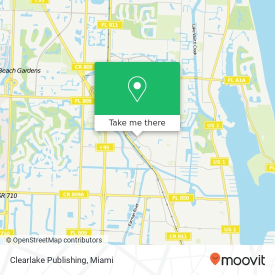 Clearlake Publishing map