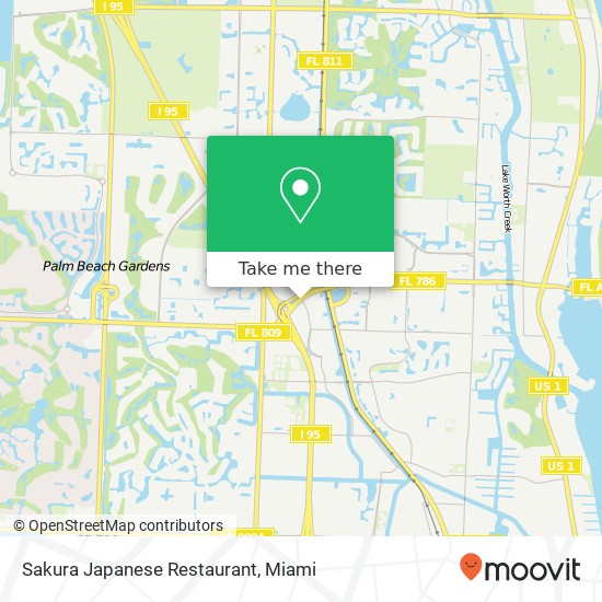 Sakura Japanese Restaurant, 4078 PGA Blvd Palm Beach Gardens, FL 33410 map