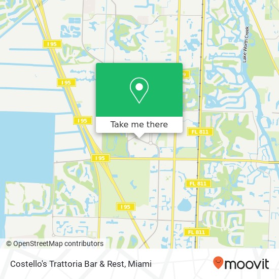 Costello's Trattoria Bar & Rest, 1209 Main St Jupiter, FL 33458 map